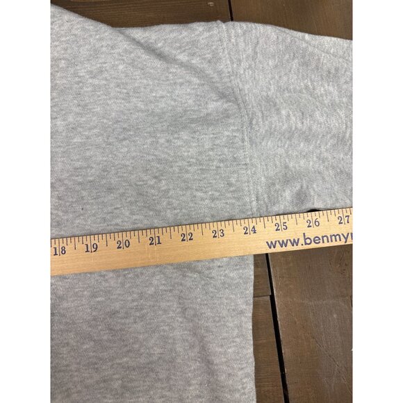 Aerie XS Gray Cropped Fleece Pullover Sweatshirt - Picture 5 of 6